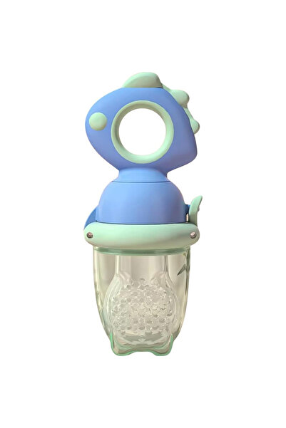 Toyska Πιπίλα για διαφοροποίηση της διατροφής με φρέσκα φρούτα και πουρέ, μπλε