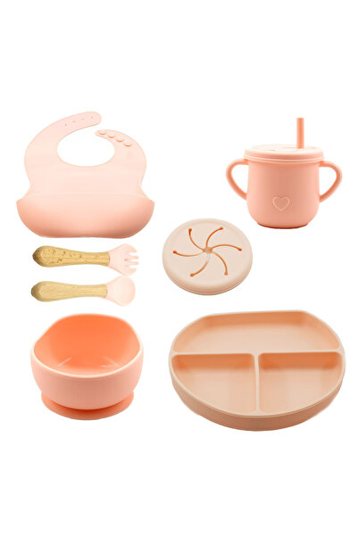 Toyska Set 8 piese diversificare bebelusi si copii din silicon, fara alergeni...