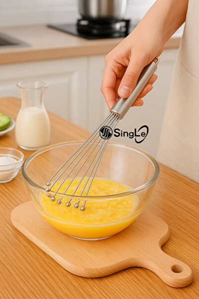 Single New Generation Stainless Steel Adjustable Stainless Whisk