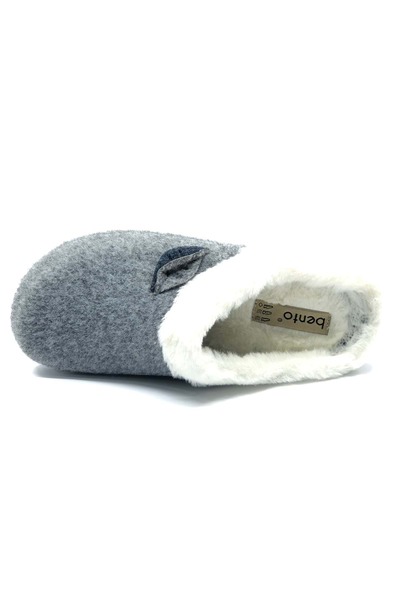 Kocamanlar Ayakkabı Bento k-9529 women's orthopedic slippers gray