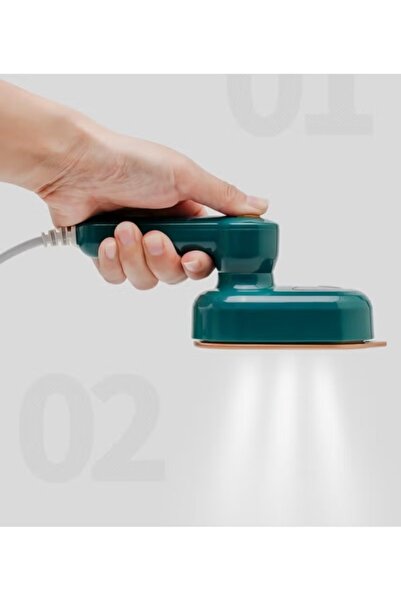 huitich 180° Rotating Folding Steam Iron – 25W Power, 50ML Water Capacity Green