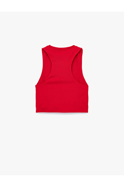 Koton Halter Neck Slim Fit Sleeveless Sports Bra