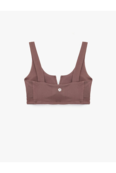 Koton Αμάνικο αθλητικό σουτιέν με λαιμόκοψη V