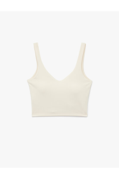 Koton Αθλητικό σουτιέν με λεπτή εφαρμογή με λαιμόκοψη V