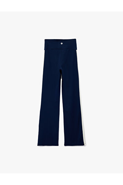 Koton Αθλητικό κολάν από ύφασμα Interlock με λεπτομέρεια με ρίγες