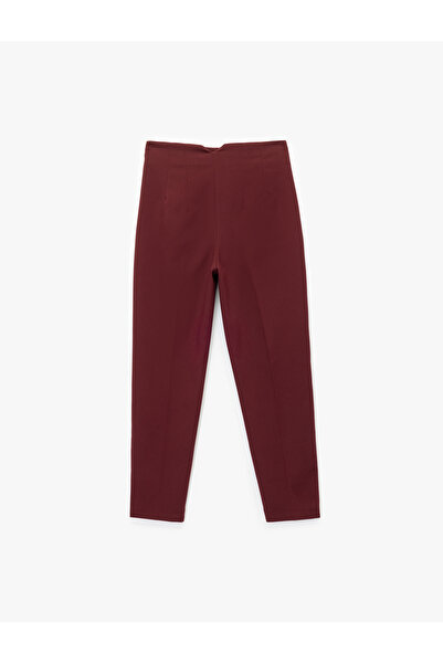 Koton Regular Fit Yüksek Bel Cigarette Kumaş Pantolon