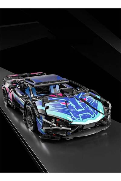 Bukela 1314-PC Super Sports Car Building Blocks Toy, 1:14 Scale