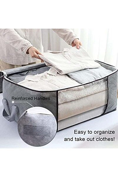 Bukela 5 Pack 60x40cm Large Foldable Storage Bags, 90L