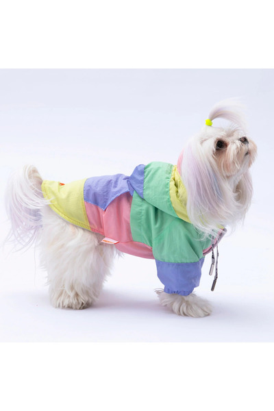 Pawstar Pastel Kauai Fleece Cat Dog Raincoat