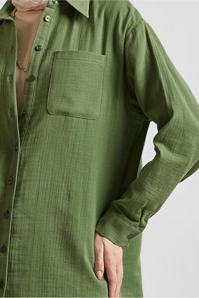 Alvina PAMUKLU GÖMLEK TUNİK 44811