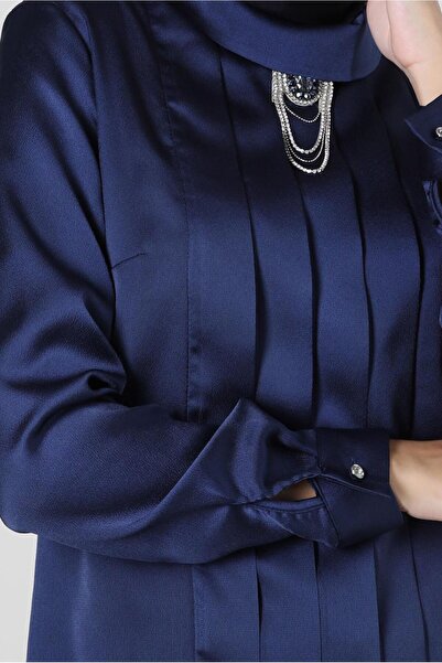 Alvina ΚΟΥΡΑΠΕ ΛΕΠΤΟΜΕΡΗΣ ΑΞΕΣΟΥΑΡ SATIN BLUZ 43573