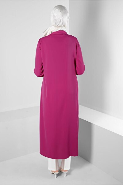 Alvina STONE PRINTED HIDDEN BUTTON TUNIC 43533