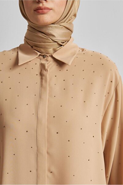 Alvina Shirt Collar Pants Suit 44797