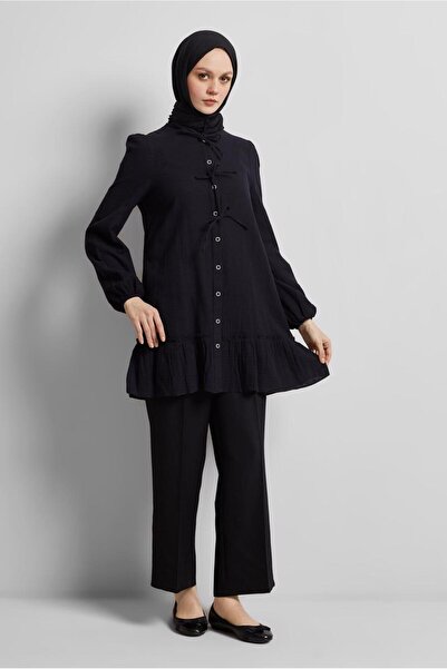 Alvina Cotton Baglama Detailed Tunic 45369