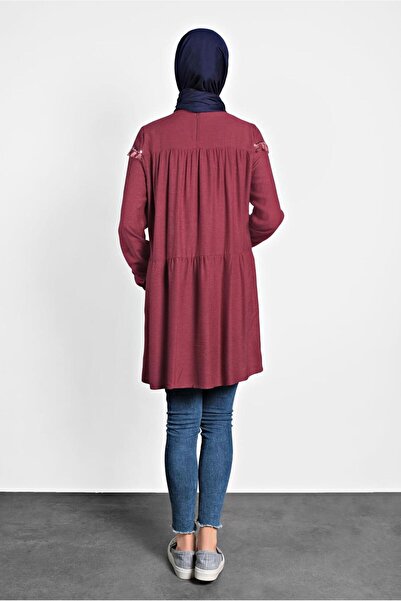 Alvina Sequined Tunic with Sequins and Tassels 40116