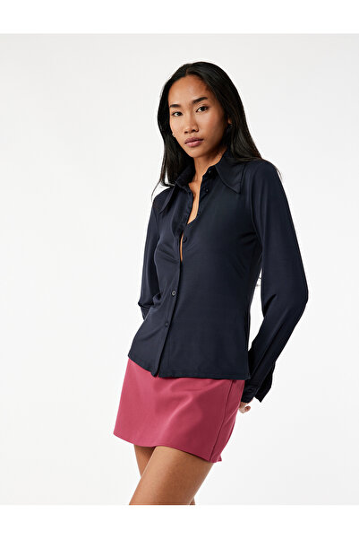 Koton Slim Fit Cep Detaylı Mini Şort Etek