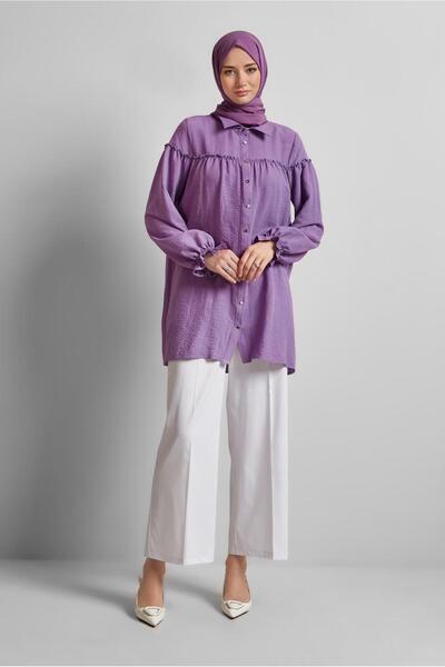 Alvina Shirt Collar Tunic 45690