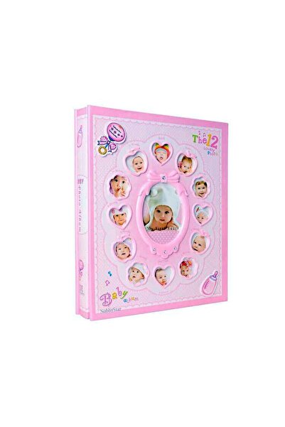 best hediye 220-Picture Baby Photo Album - for 10X15Cm/15X21Cm Photos - Pink