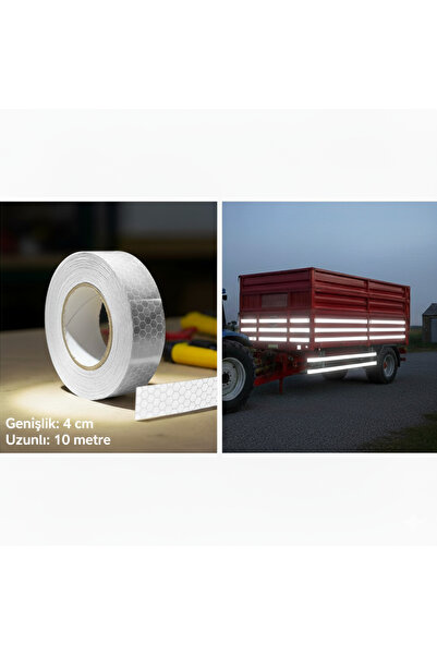 opersan 4 CM GENİŞLİK 10 METRE UZUNLUK DEKORATİF AMAÇLI PRİZMATİK PETEK DESEN...