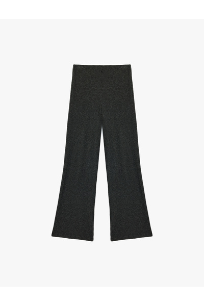 Koton Pantaloni largi cu țesătură confortabilă