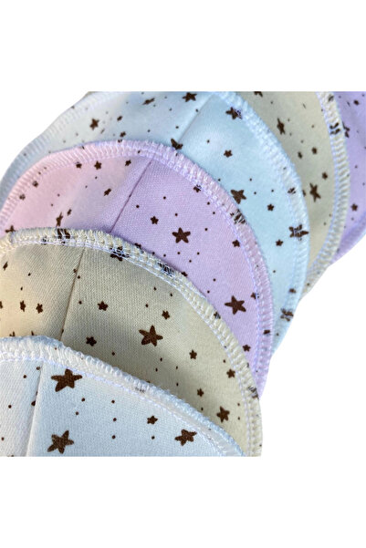 Ponped Pair of Cotton Leak-Proof and Washable Breast Pads