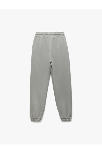 Koton Şardonlu Cepli Beli Bağcıklı Rahat Kalıp Jogger Eşofman Altı