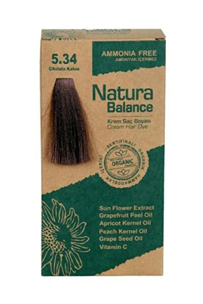 NATURABALANCE Natura Balance Saç Boyası 5.34 Çikolata Kahve