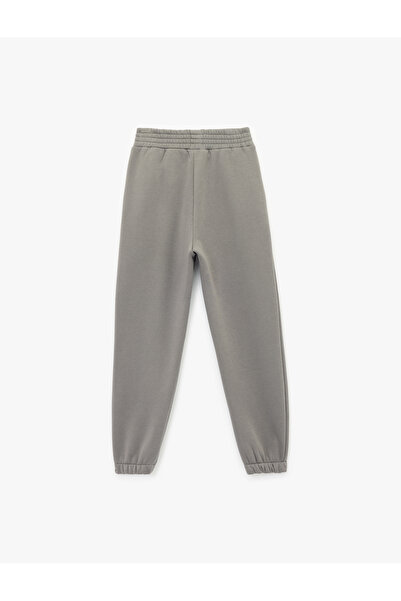 Koton Üç İplik Şardonlu Cepli Beli Lastikli Jogger Eşofman Altı