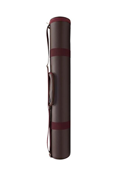 Yuga Suni Deri Proje Tüpü Cepli 10,5 cm Bordo