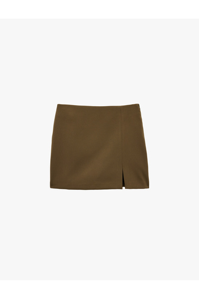 Koton Yırtmaç Detaylı Mini Şort Etek