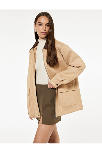 Koton Yırtmaç Detaylı Mini Şort Etek