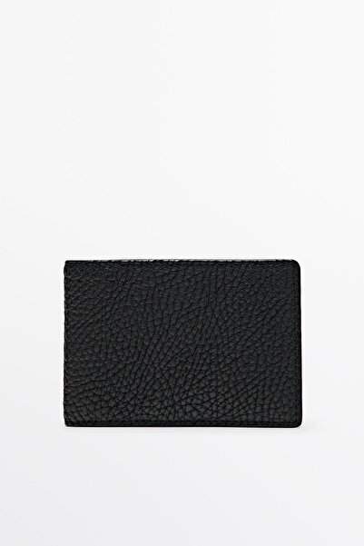 Massimo Dutti Napa deri yatay cüzdan