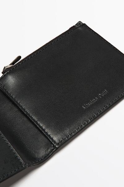 Massimo Dutti Napa deri yatay cüzdan