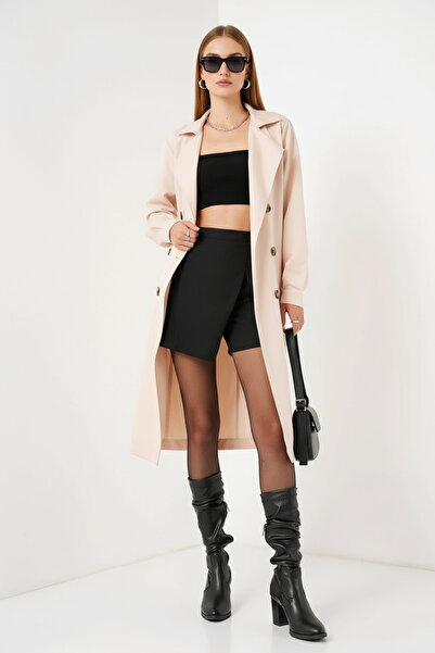 lavilist Kruvaze Yaka Trençkot LAV3585