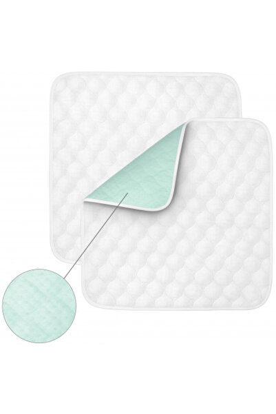 FizioTab Aleza Scaun Reutilizabila, FizioTab®, Absorbantă si Lavabilă, 50x50 cm, Verde/Alb, 2 bucati