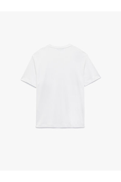 Koton Regular Fit Bisiklet Yaka Pamuklu Tok Kumaş Kısa Kollu Basic Tişört