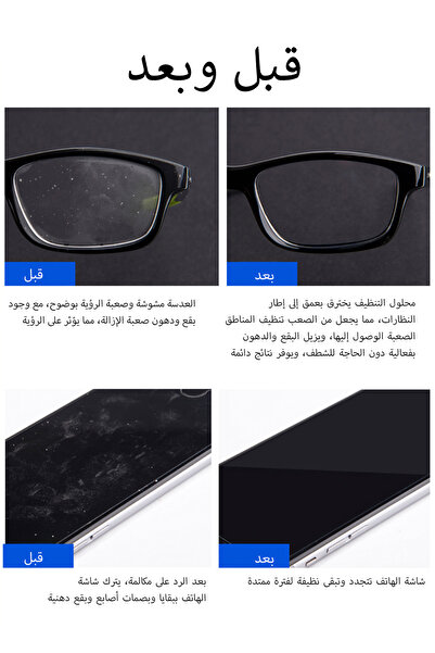 L&Wen Professional Grade Lens Cleaner Spray, Safely Clean Glasses, Electronic Screens, 60ml