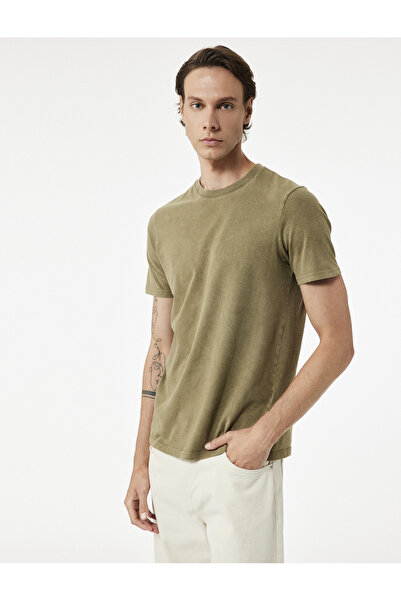 Koton Regular Fit Short Sleeve Cotton Crew Neck T-Shirt