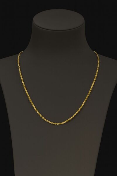 Çgk Çiğdem Gürel Kuyumculuk 2mm Halat Zincir Kolye