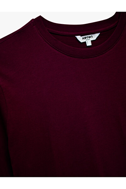 Koton Short Sleeve Crew Neck Cotton Sports T-Shirt