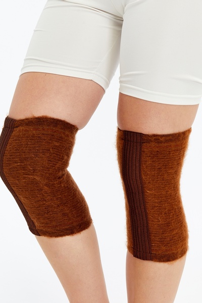 miresa Σετ 2 τεμαχίων ζεστό μάλλινο κορσέ για γόνατα και μέση για γυναίκες-άντρες