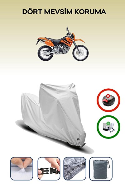 Breen KTM 640 Adventure - مشمع دراجة نارية آمن ومقاوم للماء متوافق مع القفل
