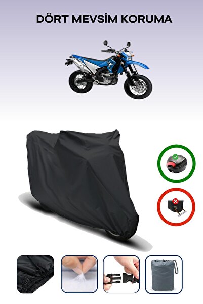 Breen أسود Yamaha Wr 250 X حقيبة خلفية متوافقة مع القماش المشمع المقاوم للماء