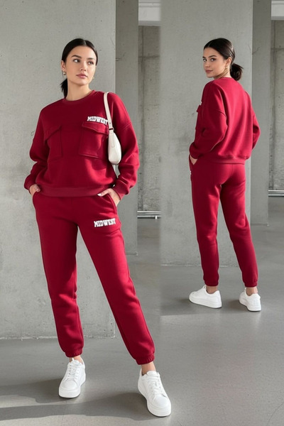 Bliss Γυναικεία χειμερινή μαλακή υφή Άνετη εφαρμογή στο κάτω μέρος Σετ χειμερινή φόρμα