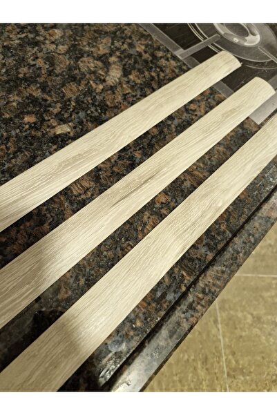 ORSAYAPI Parke Eşik Çıtası Kendinden Silikonlu Yapışkanlı Bodrum Renkli Alüminyum Profil 90 cm/3 Adet.