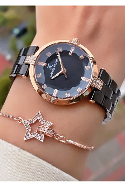 Daniel Klein Waterproof Women's Wristwatch and Bracelet Gift