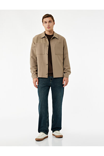 Koton Κανονικό βαμβακερό vintage παντελόνι Jean με ίσια εφαρμογή