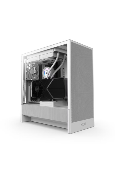 Nzxt H Series H5 Flow CC-H52FW-01 Beyaz Kasa + C750 PA-7B2BB-EU 750w 80+ Bron...