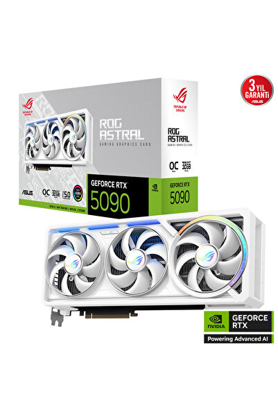 ASUS ROG Astral GeForce RTX 5090 32GB OC White Edition ROG-ASTRAL-RTX5090-O32...