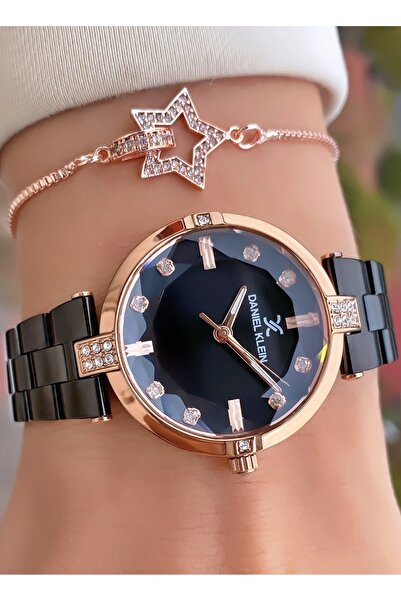 Daniel Klein Waterproof Women's Wristwatch and Bracelet Gift